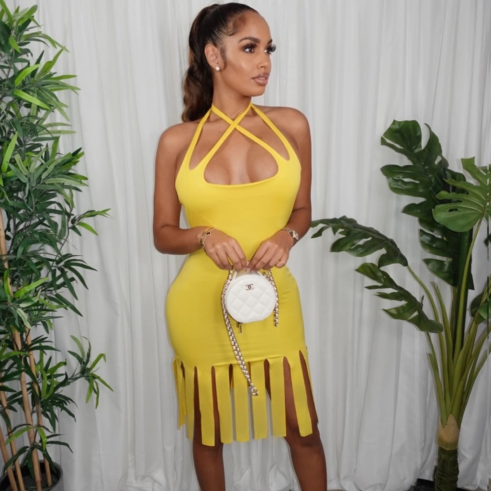 Bottega Yellow Dress